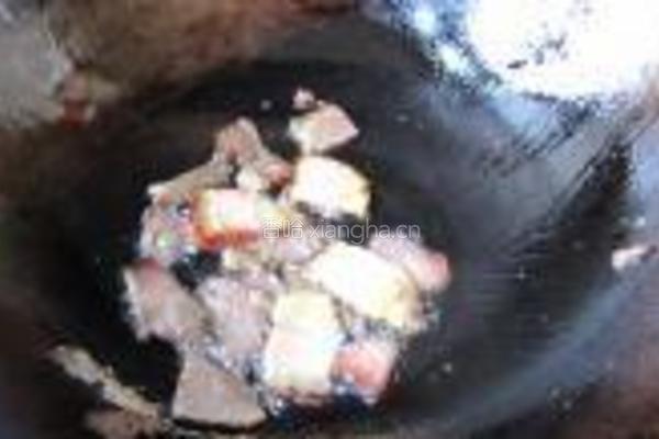 腊肉豆角焖饭的做法图解6