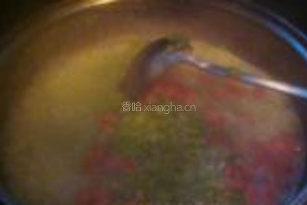 西芹火腿粥的做法图解10