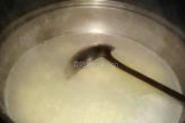 西芹火腿粥的做法图解5