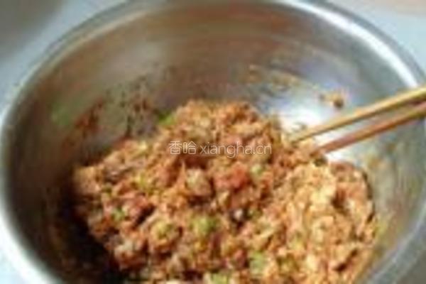 羊肉大葱饺子的做法图解4