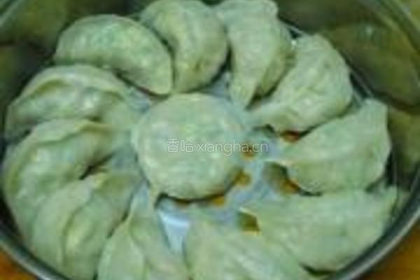 五彩北瓜蒸饺的做法图解16