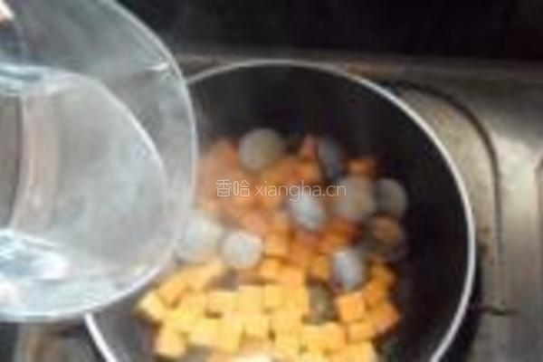南瓜蛤蜊意面的做法图解5