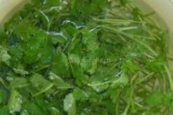香菜肉馅大包子的做法图解4