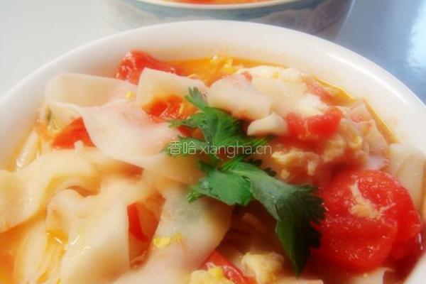 番茄鸡蛋烩饼