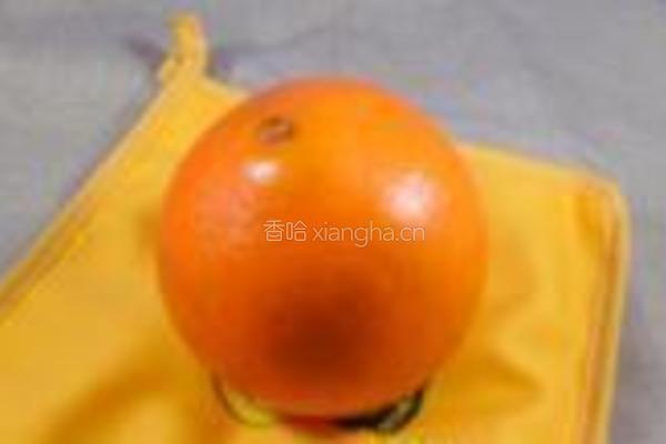 橙香玫瑰馒头的做法图解1