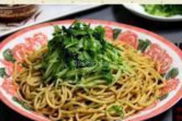 热拌麻酱面的做法图解7