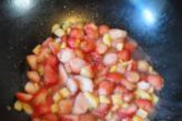 菠萝味草莓酱的做法图解5