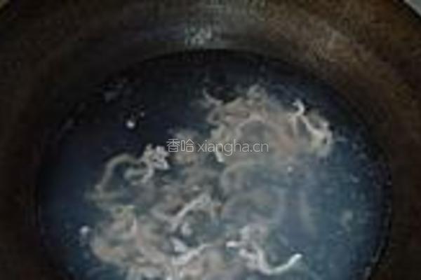 青菜肉丝小煮面的做法图解5