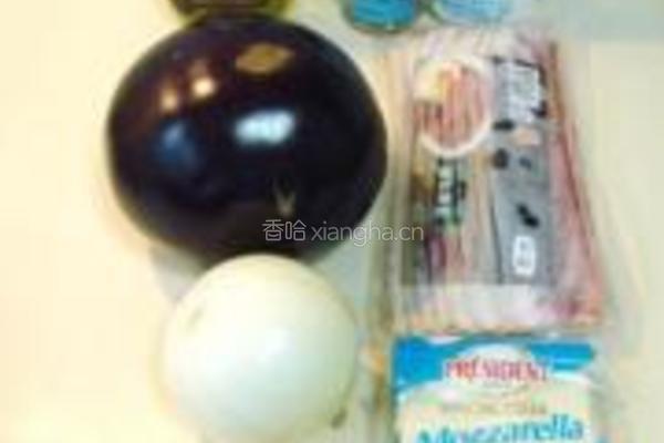 意式乳酪焗茄饼的做法图解1