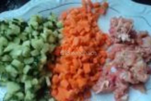 鸡肉蛋炒饭的做法图解1