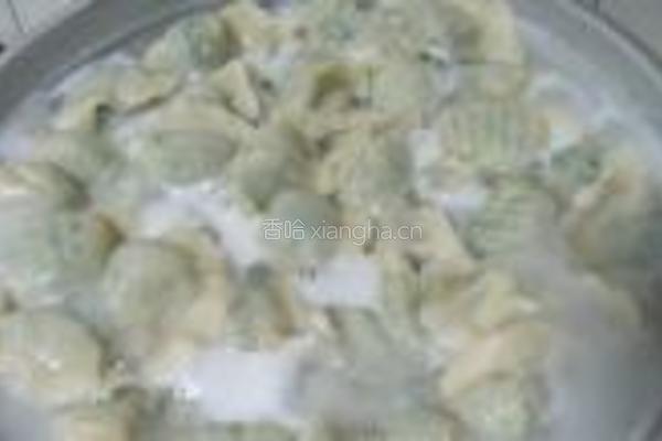 荠菜素饺子的做法图解9