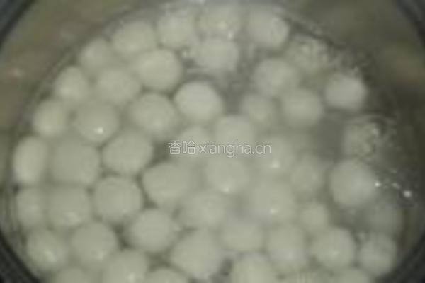 玫瑰酒酿元子汤的做法图解8