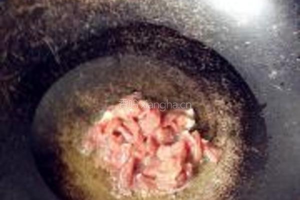牛肉生菜炒米粉的做法图解3
