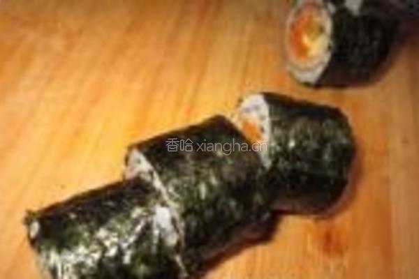 韩味紫菜寿司卷的做法图解12