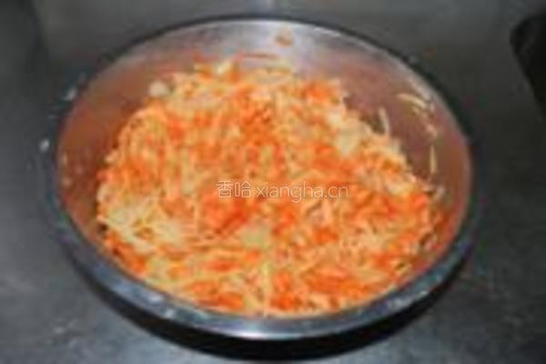 土豆胡萝卜煎饼的做法图解4