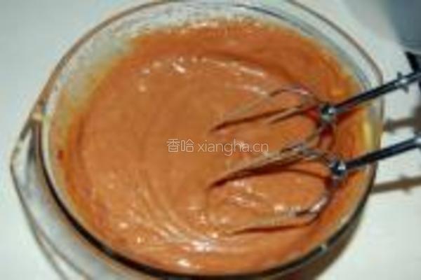 红豆沙蛋糕的做法图解4