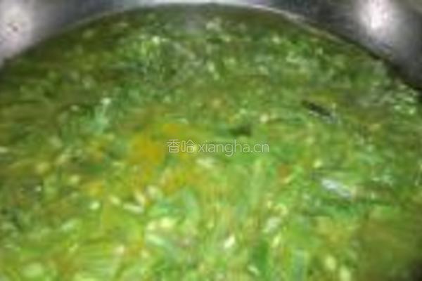 豆角鸡蛋打卤面的做法图解9