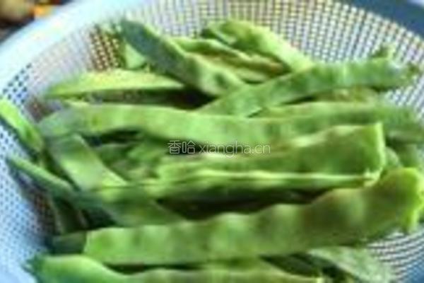 豆角鸡蛋打卤面的做法图解1