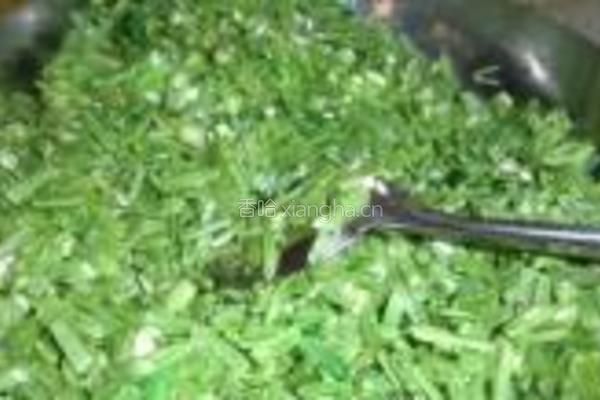 豆角鸡蛋打卤面的做法图解5