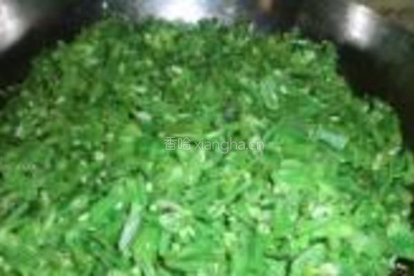 豆角鸡蛋打卤面的做法图解6
