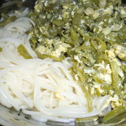 豆角鸡蛋打卤面的做法[图]