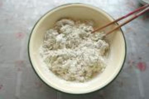 抹茶豆沙包的做法图解4