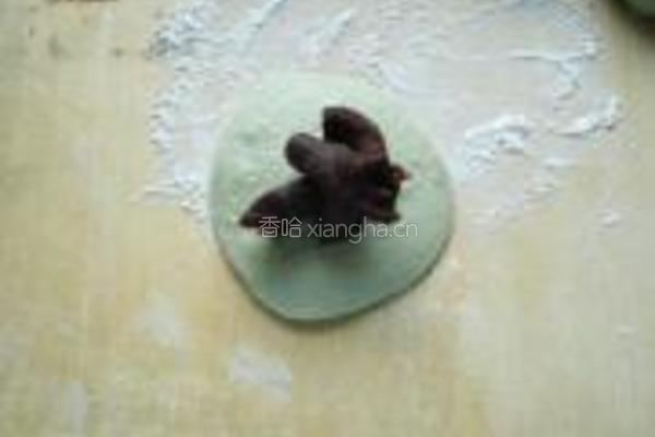 抹茶豆沙包的做法图解10
