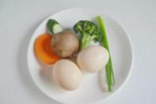 田园鸡蛋饼的做法图解1