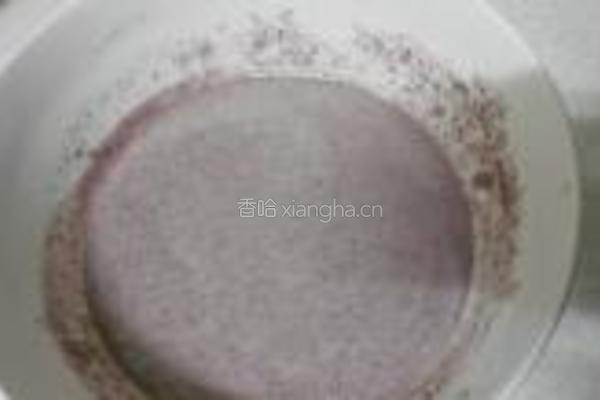 紫米发糕的做法图解3