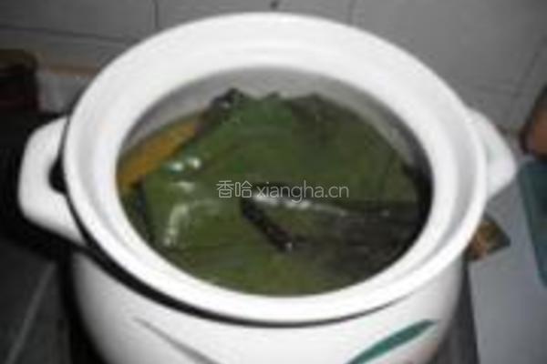 荷香冬瓜煲鸭粥的做法图解12
