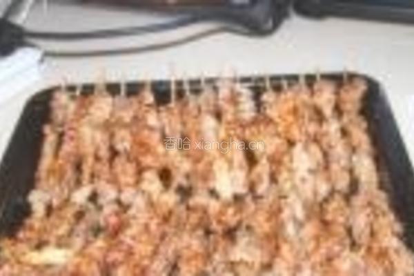 辣椒孜然羊肉串的做法图解6