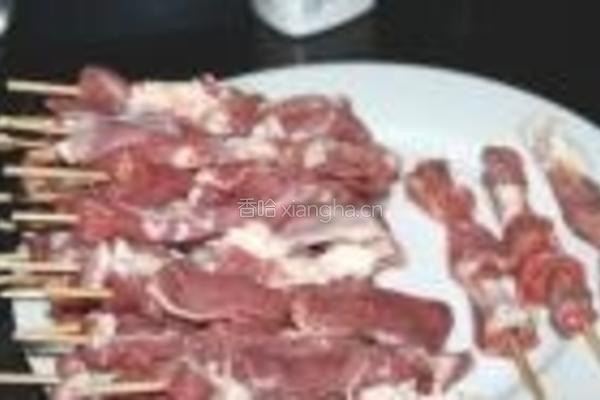 辣椒孜然羊肉串的做法图解3
