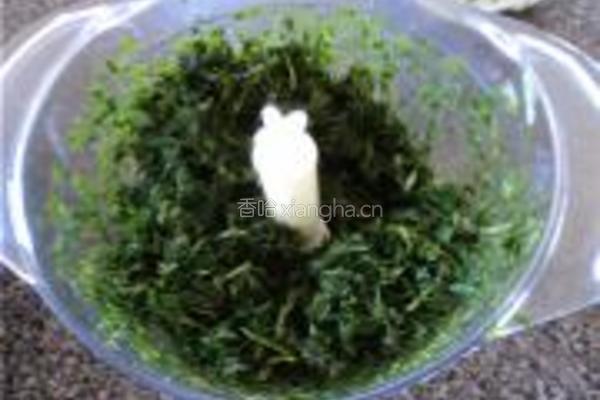 清甜艾饼的做法图解1