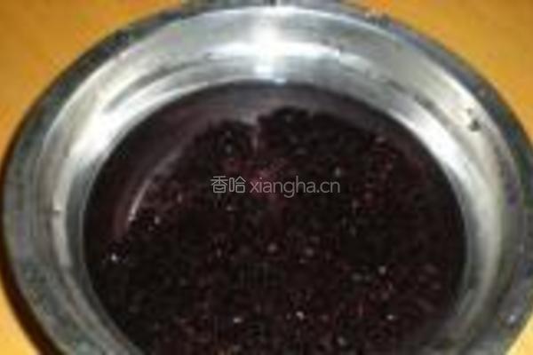 红豆黑米糊的做法图解8