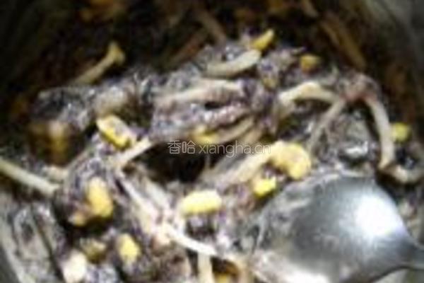 紫菜豆芽饼的做法图解5