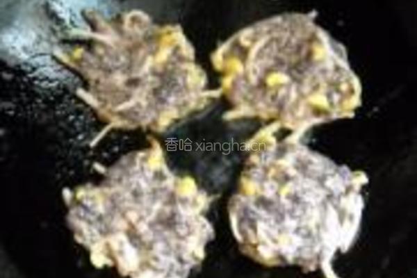 紫菜豆芽饼的做法图解6