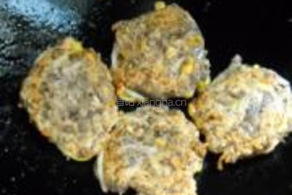 紫菜豆芽饼的做法图解7