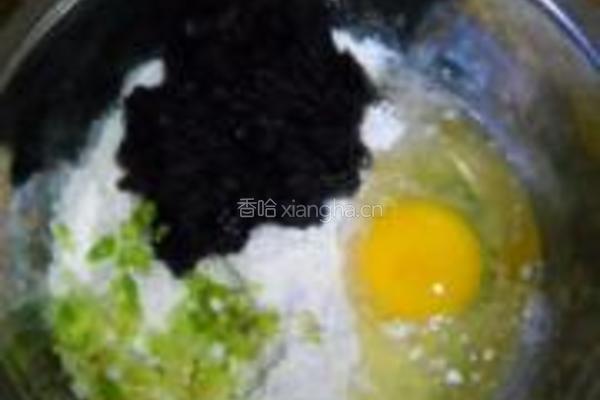 葱香紫菜饼的做法图解4