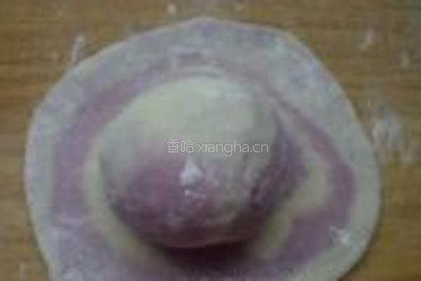 梦幻紫薯馒头的做法图解11