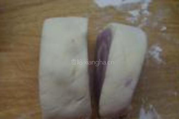 梦幻紫薯馒头的做法图解8