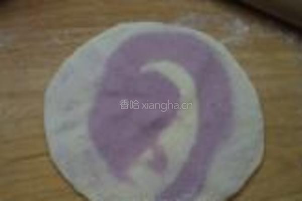 梦幻紫薯馒头的做法图解9