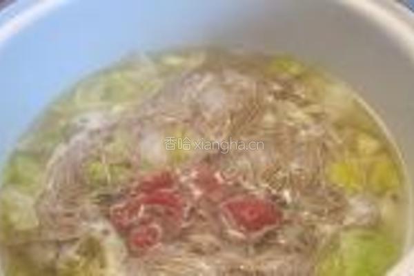 生菜牛肉芥麦面的做法图解6
