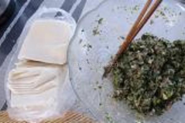 鸡汤荠菜馄饨的做法图解9