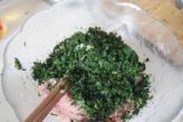 鸡汤荠菜馄饨的做法图解5