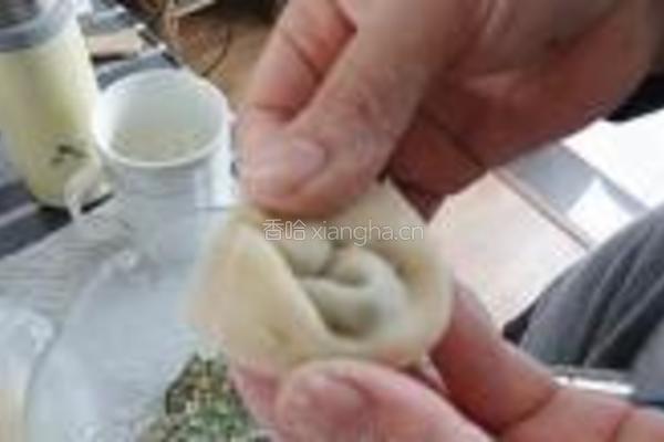 鸡汤荠菜馄饨的做法图解11