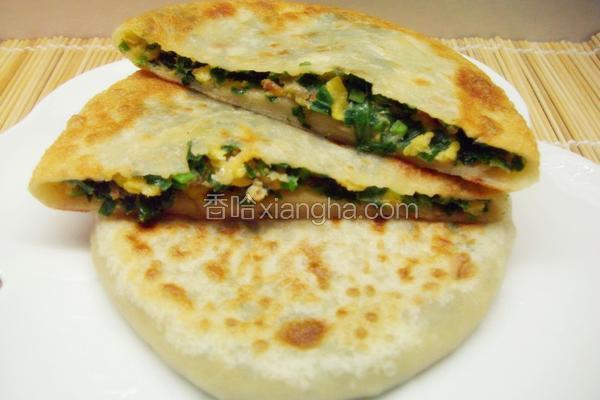 猪肉韭菜三鲜馅饼