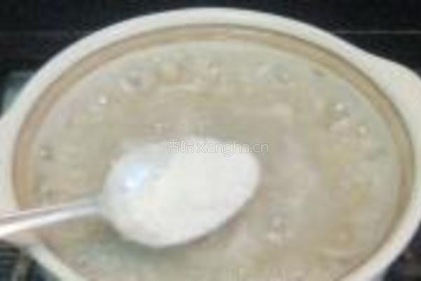 菊花山药粥的做法图解8