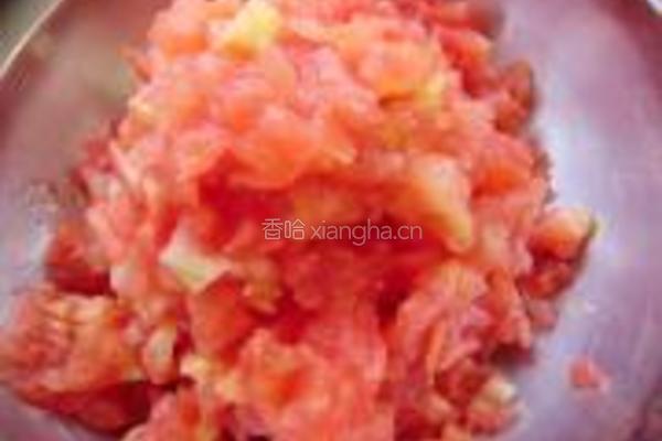 西红柿鸡蛋蒸饺的做法图解2