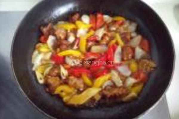 双色糖醋肉饭的做法图解11