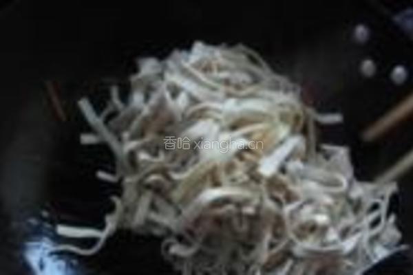 小炒千张丝的做法图解5